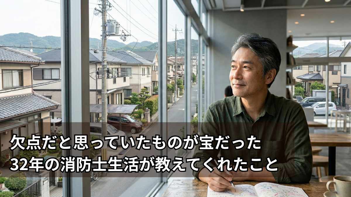 カフェでマインドマップを描いている男性