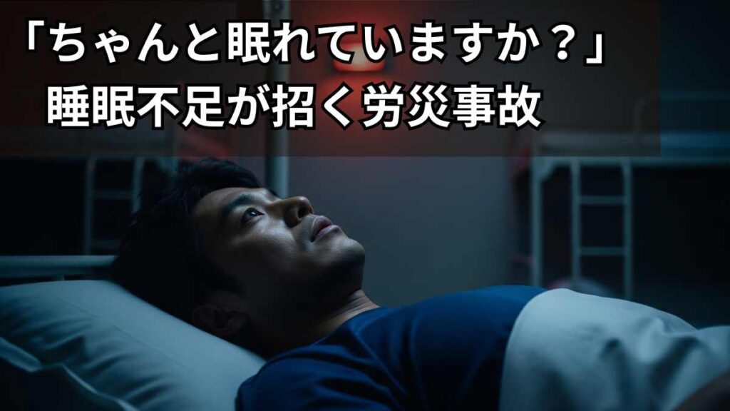 睡眠不足気味の男性